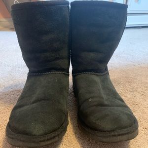 Black UGGs size 8. Very comfortable and has water protection spray on.